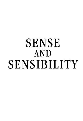 Sense and Sensibility